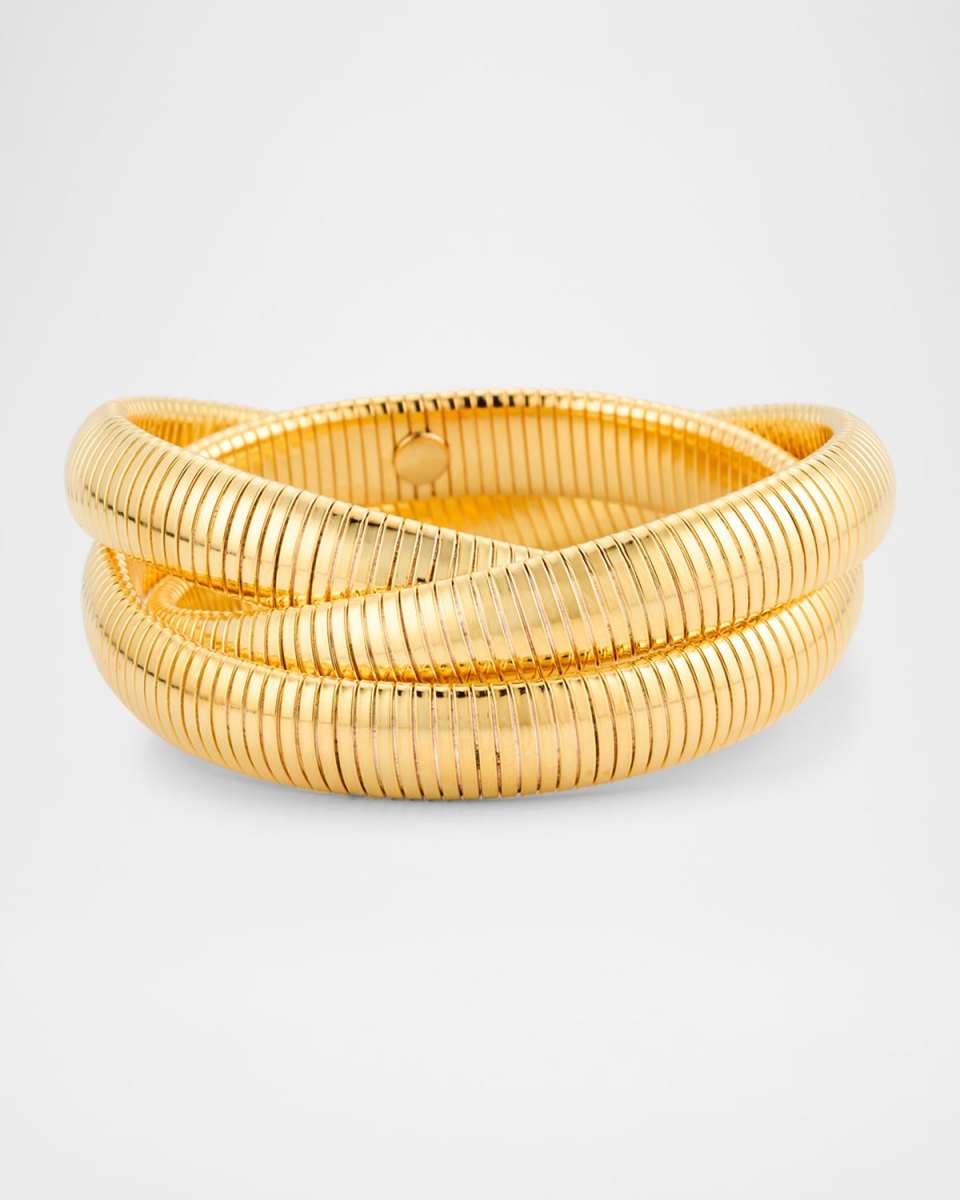 Triple Snake Chain Bracelet Set